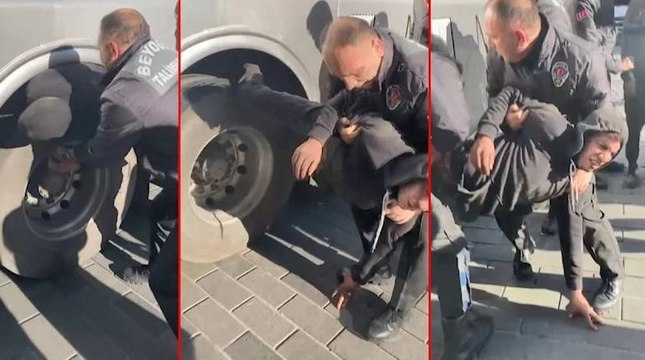 Yunanistan'a giden tur otobüsünün altına saklanan 2 kişi son anda farkedildi