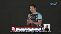 Alden Richards, naglunsad ng kanyang E-Sports Tournament | 24 Oras Weekend
