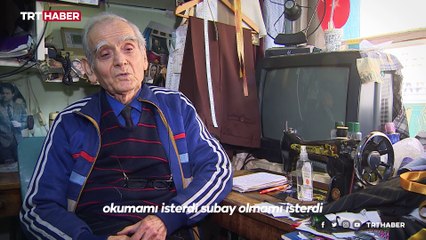70 yıldır aynı tezgahın başında ısmarlama terzilik yapıyor