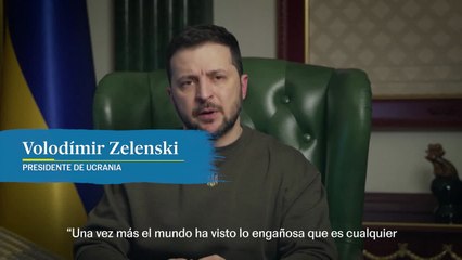 Zelenski acusa a Moscú de haber bombardeado Bajmut durante el alto el fuego