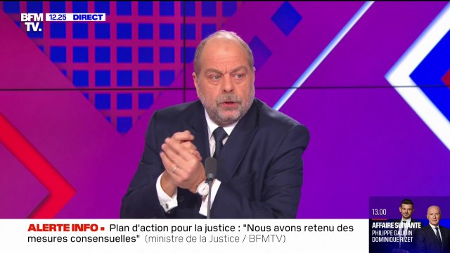 Éric Dupond-Moretti: Je vais lancer, dans les semaines qui viennent, une grande politique pour qu'il y ait de l'emploi en prison