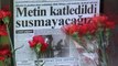 Öldürülen gazeteci Metin Göktepe mezarı başında anıldı