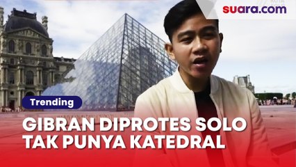 Diprotes Solo Tak Punya Katedral, Gibran: Silakan Kalau Ada yang Pengen Buat