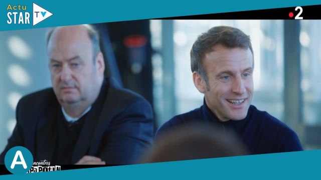 C'est pas comme la prof de maths : Emmanuel Macron défend son amour pour Brigitte, esquive mémorab
