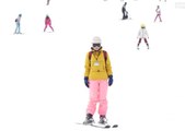 Erciyes Kayak Merkezi'nde pistler kayakseverlerle doldu