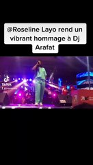 ROSELINE LAYO REND HOMMAGE A DJ ARAFAT