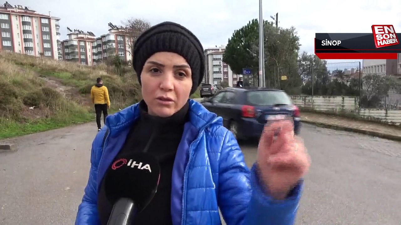 Sinop’ta kaza yaptı, aracı yol ortasında bırakıp kaçtı