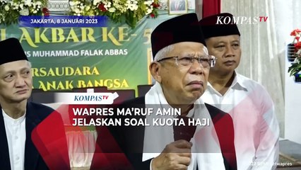 Wapres Ma'ruf Amin Jelaskan Soal Kuota Haji Akan Kembali 100 Persen