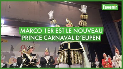 Marco 1er est le nouveau prince carnaval d'Eupen
