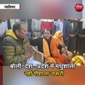 आदर्श गौशाला लाल टिपारा मुरार पहुंची उमा भारती