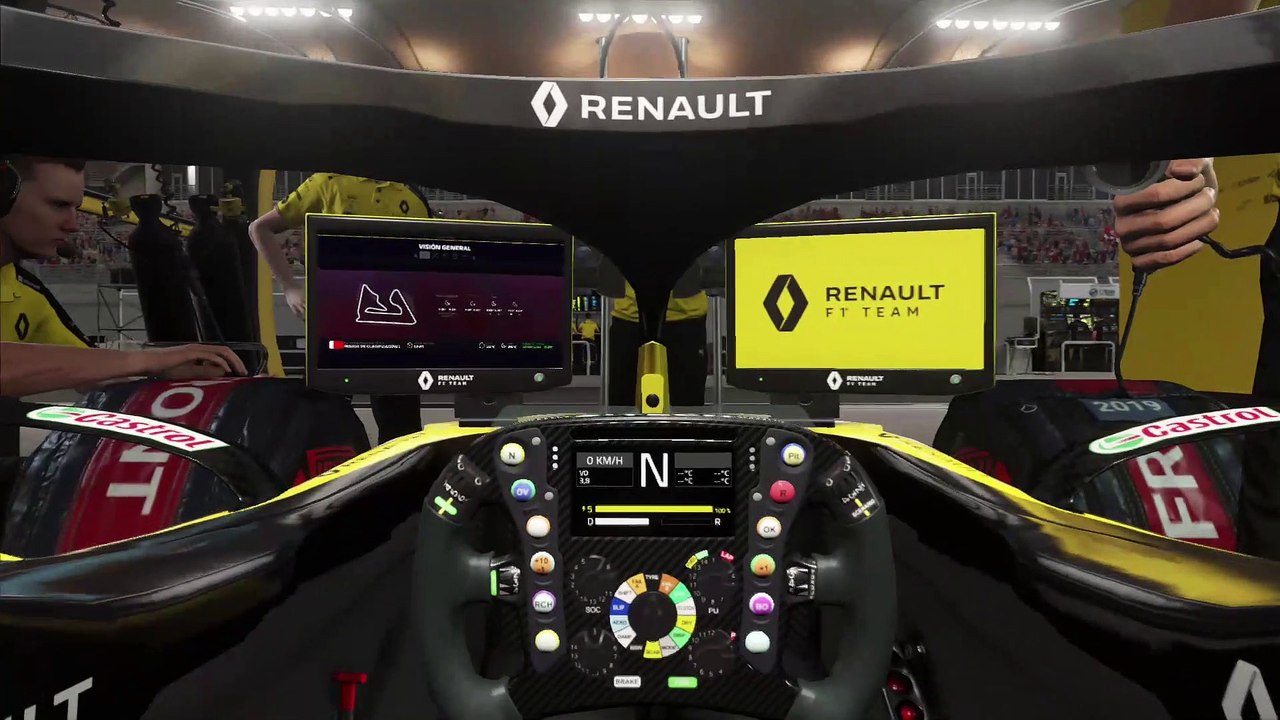 F1 2019 //  Renault / GP Bahrain / Clasificación / Xbox One
