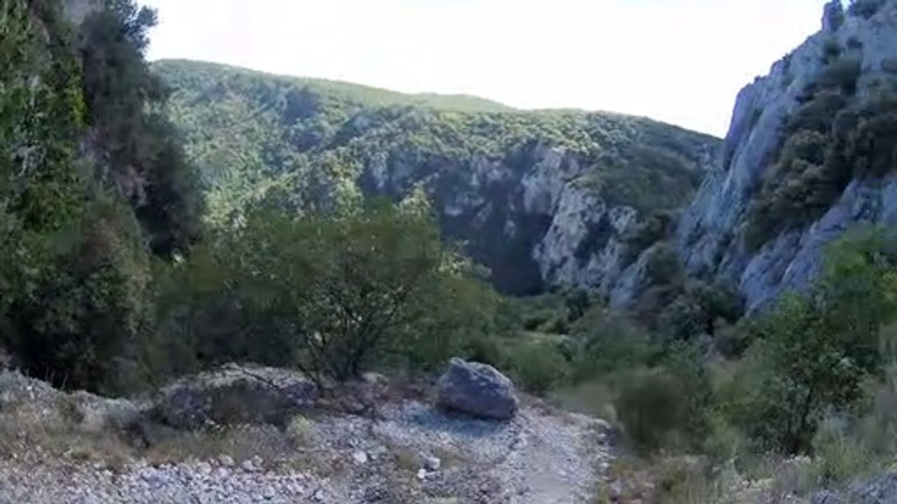 Descente VTT GR Gourdon , Alpes Maritime