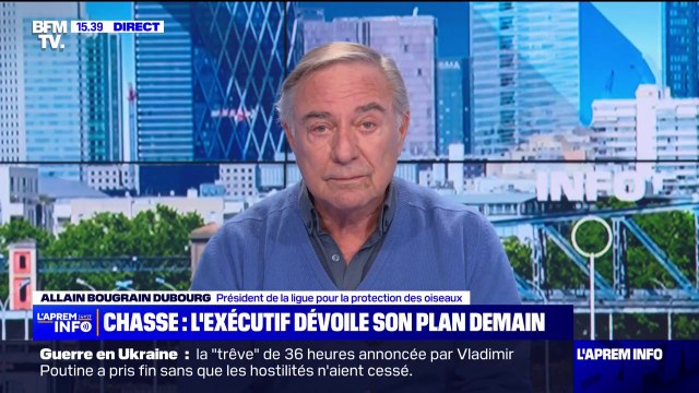 Interdiction de la chasse le dimanche: Allain Bougrain Dubourg demande la paix dans la jungle pendant une journée