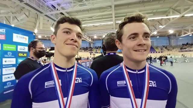 Piste - Championnats de France - Roubaix 2023 - Thomas Boudat et Valentin Tabellion, champions de France de l'américaine : On avait à coeur de bien conclure ce championnat, ça fait du bien !