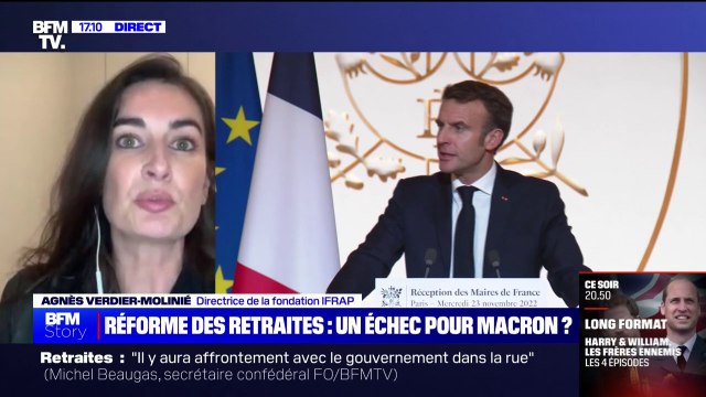 Agnès Verdier-Molinié, directrice de l'Ifrap: La réforme des retraites, Emmanuel Macron n'a pas le choix de la mener