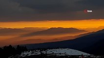 Bolu'da mest eden gün batımı