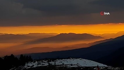 Bolu'da mest eden gün batımı