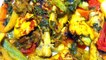 دجاج بالبطاطس والخضار في المقلاة وجبة عشاء سريعة / نصف ساعة - Chicken with potatoes and vegetables