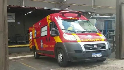 Siate atende vítima de lesão física no Shopping JL