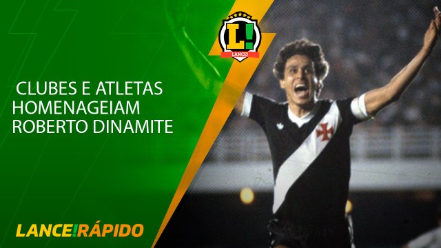 Lindas homenagens dadas a Roberto Dinamite - LANCE! Rápido