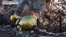 Watch: How constant shelling has destroyed a village in the Donetsk region