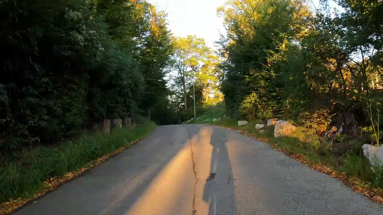 Radfahrt Wien: Geroldgasse downhill POV