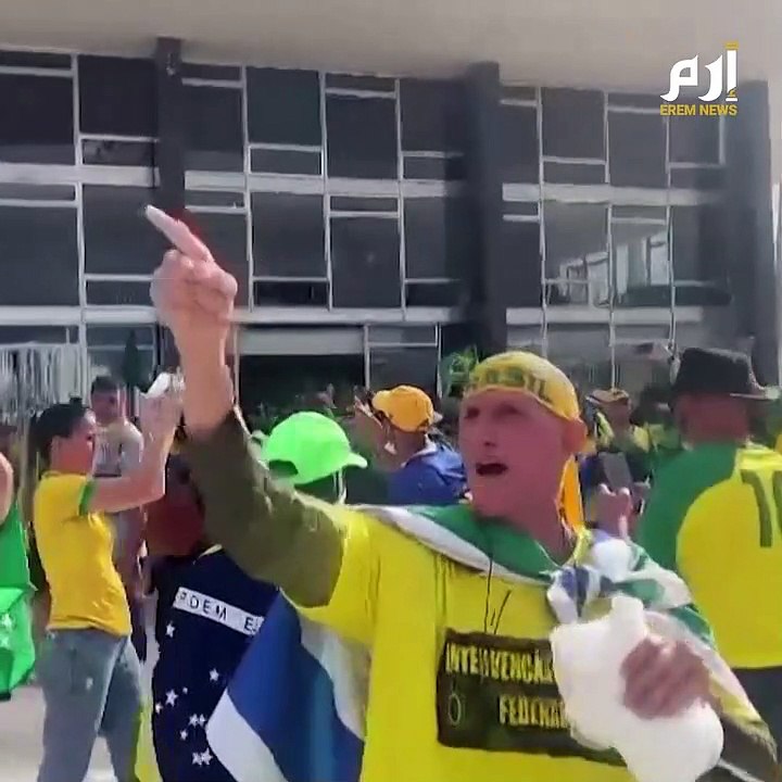 مشاهد من اقتحام مناصرو الرئيس البرازيلي السابق بولسونارو مبنى الكونغرس في برازيليا