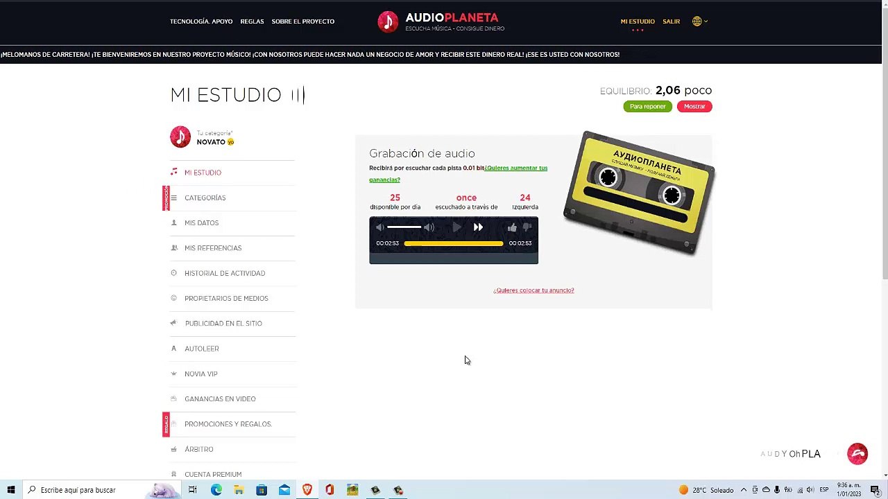 AudioPlanet Genera Dinero Real Por Escuchar Mus...