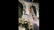los vestidos que brunella uso en su boda