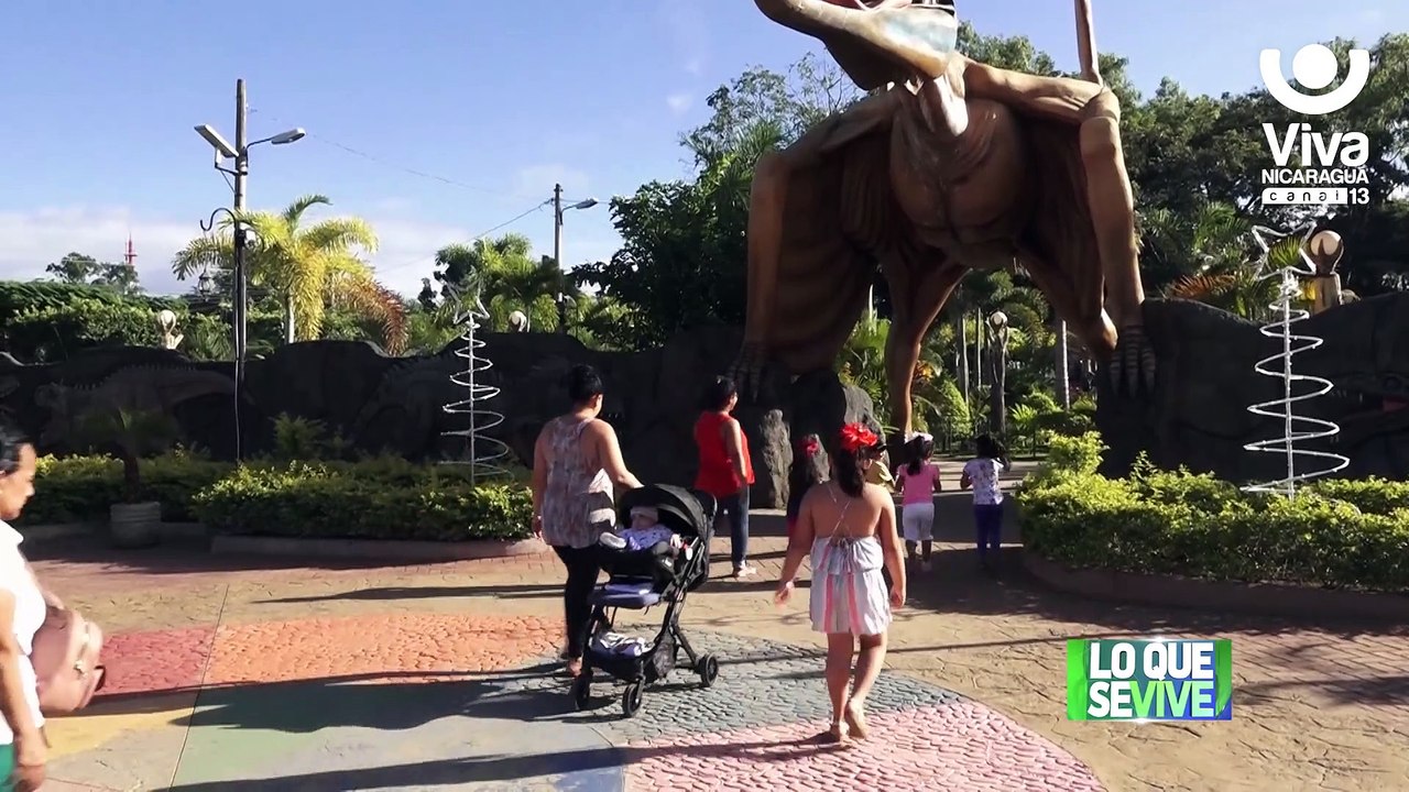 Parque Saurio de Nindirí recibe a miles de turistas