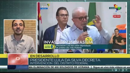 Bolsonaristas radicales no aceptan el gobierno de Luiz Inácio Lula