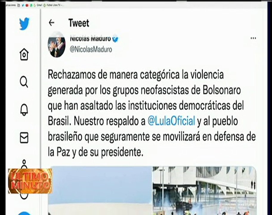 Pdte. Maduro rechaza de forma categórica asalto a instituciones democráticas de Brasil