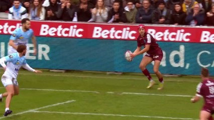 TOP 14 - Essai de Yoram MOEFANA (UBB) - Union Bordeaux-Bègles - Aviron Bayonnais - Saison 2022:2023