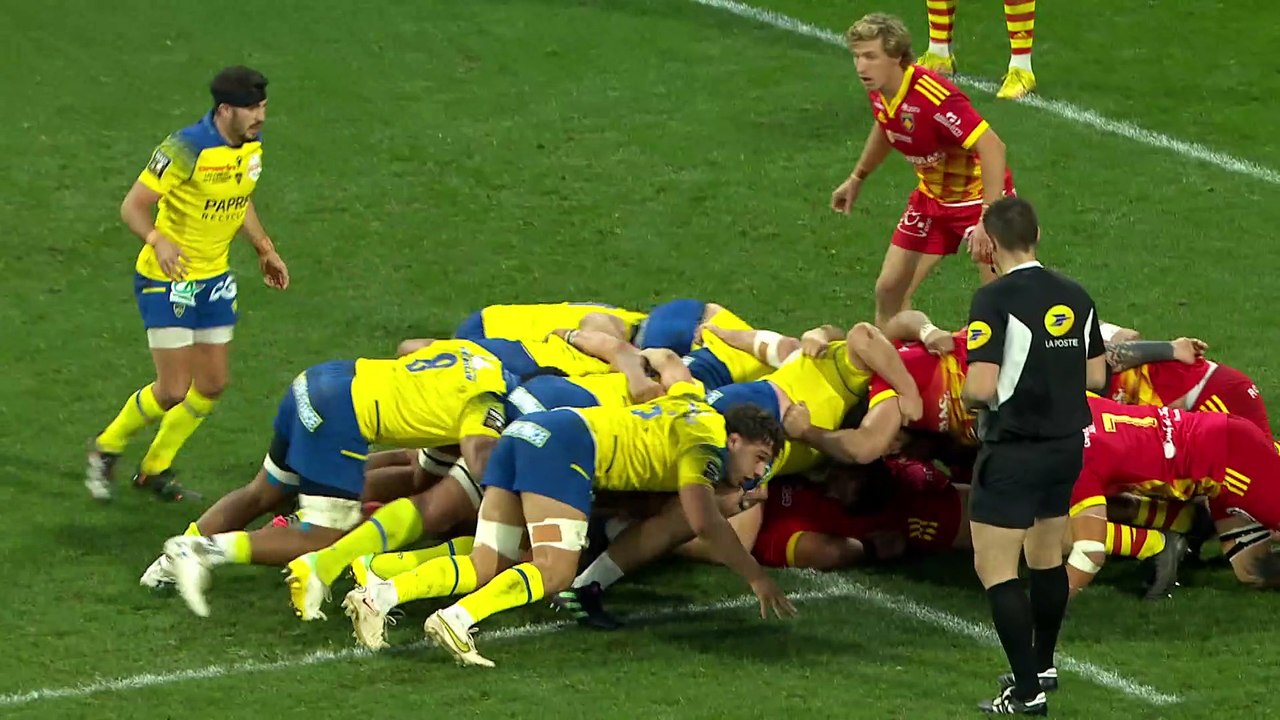TOP 14 - Essai de Alivereti RAKA (ASM) - ASM Clermont - USA Perpignan - Saison 2022:2023