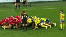 TOP 14 - Essai de George TILSLEY (USAP) - ASM Clermont - USA Perpignan - Saison 2022:2023