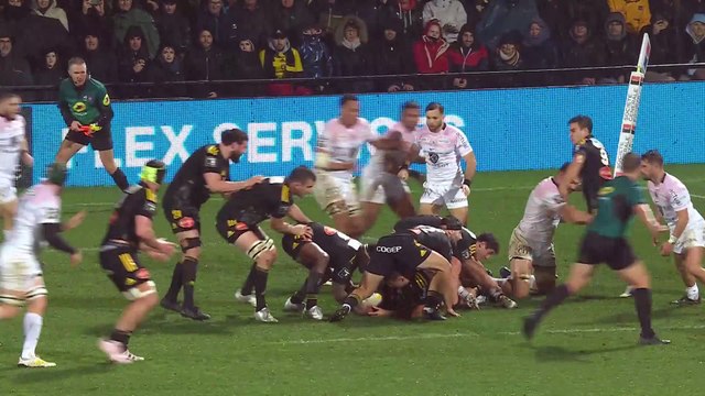 TOP 14 - Essai de Romain SAZY (SR) - Stade Rochelais - Stade Toulousain - Saison 2022:2023