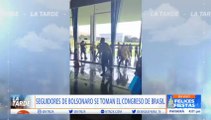 Seguidores de Jair Bolsonaro invadieron el Congreso de Brasil