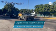 Caravana con personal de apoyo llega a Jesús María, Sinaloa, tras detención de Ovidio Guzmán 