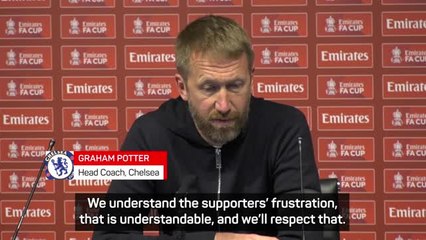 Potter understands fan frustration after Tuchel chants