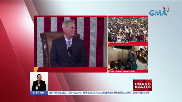 California Rep. Kevin McCarthy, uupong speaker ng U.S. House of Representatives | UB