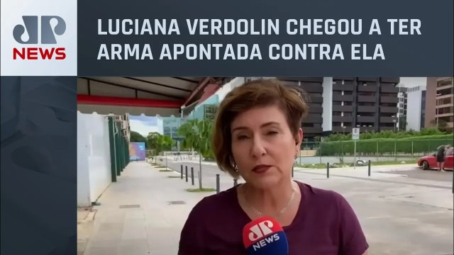 Repórter da Jovem Pan News é interpelada por homem após cobertura de manifestações