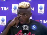 Sampdoria-Napoli 0-2 8/1/23 intervista post-partita Victor Osimhen