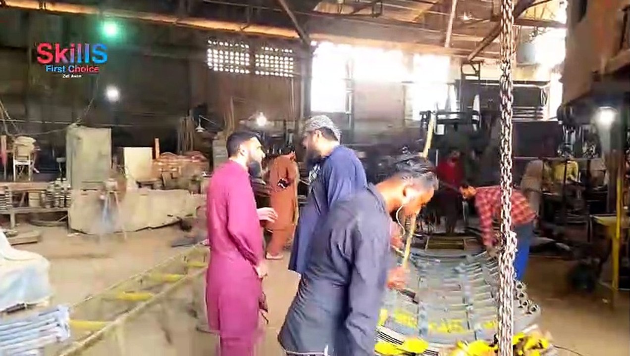 Manufacturing of Leaf Spring Complete Process in Factory | Production of Leaf Spring | Leaf Spring