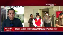 Hakim dan Jaksa Periksa Keterangan Terdakwa Ricky Rizal dan Kuat Maruf di Pembunuhan Yosua