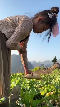 Phúng Phính chuyển sang quay cuộc sống làm lụng tại rừng núi, không còn nhảy nhót đu trend