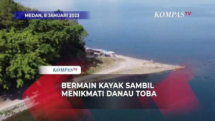 Menikmati Keindahan Danau Toba Sambil Bermain Perahu Kayak