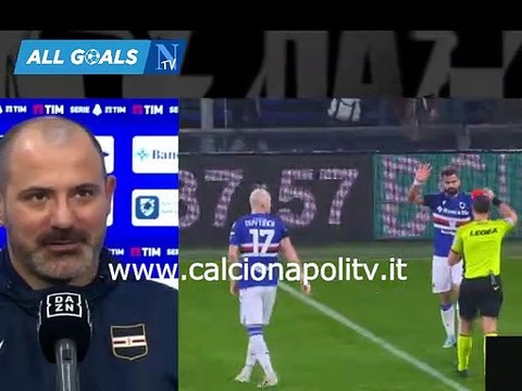 Sampdoria-Napoli 0-2 8/1/23 intervista post-partita Dejan Stankovic
