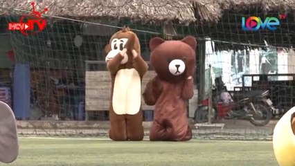 Cười lộn ruột với màn TẤU HÀI CỰC MẠNH của Chị CANO và Quang Trung khi HOÁ THÚ