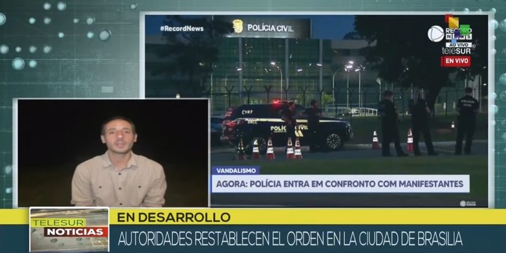Brasilia: Autoridades restituyen orden luego de disturbios
