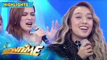 Ate Girl Jackie bravely joins Fana in singing | It's Showtime